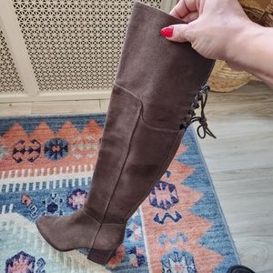 Brown Suede ALDO 'Jeffres' Over-The-Knee Boot - Size 5 NWOB